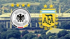 رونمایی از ترکیب اصلی دو تیم ملی آلمان و آرژانتین 