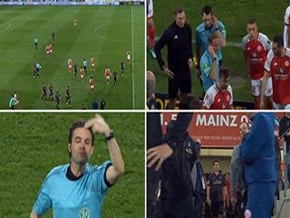 عجیب‌ترین اتفاق در دنیای داوری فوتبال/ اعلام پنالتی در بین دو نیمه!+فیلم 
