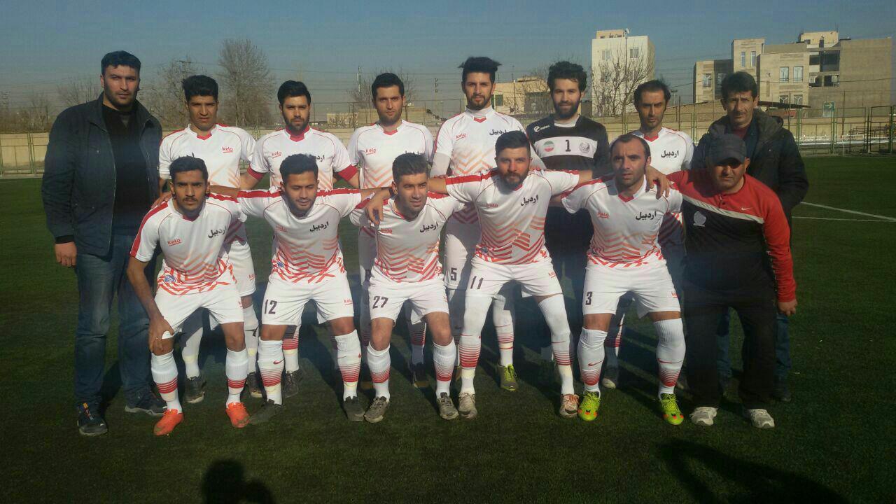 برتری تیم اردبیل مقابل اسپیدار تهران در لیگ سه