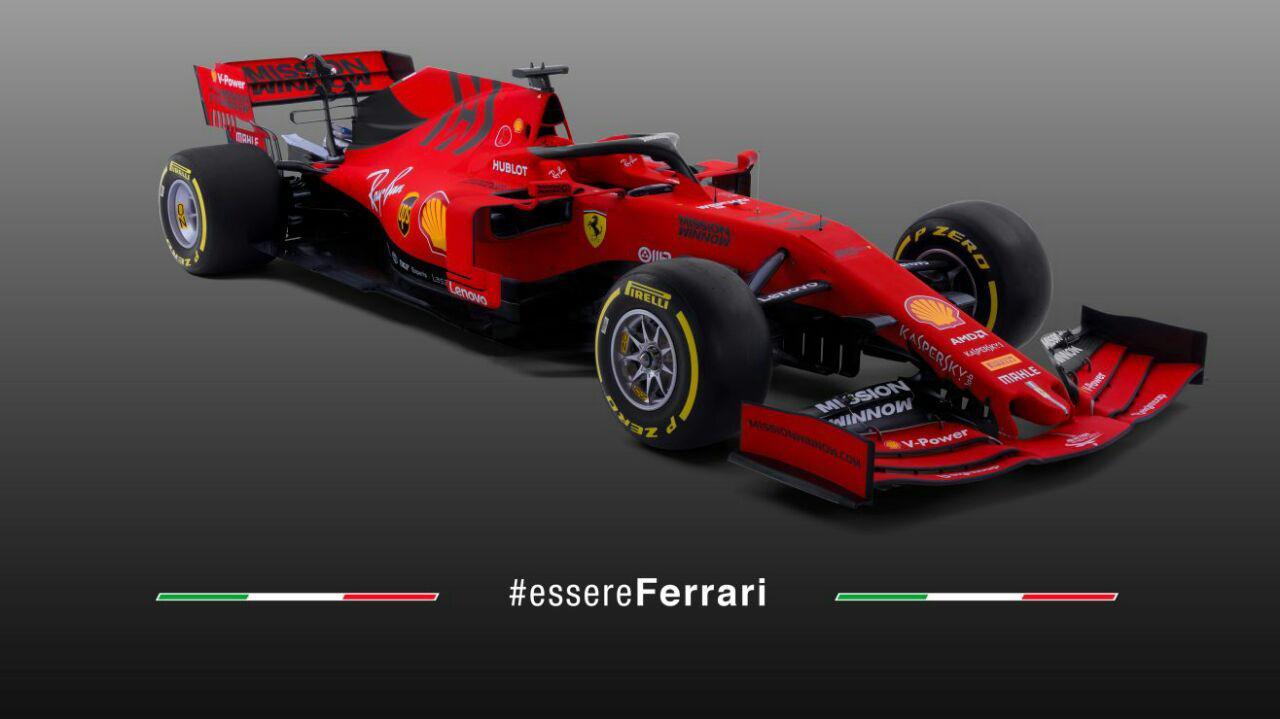 قرمزهای فراری از خودرو جدید خود در فصل ۲۰۱۹ فرمول یک رونمایی کردند + تصاویر
