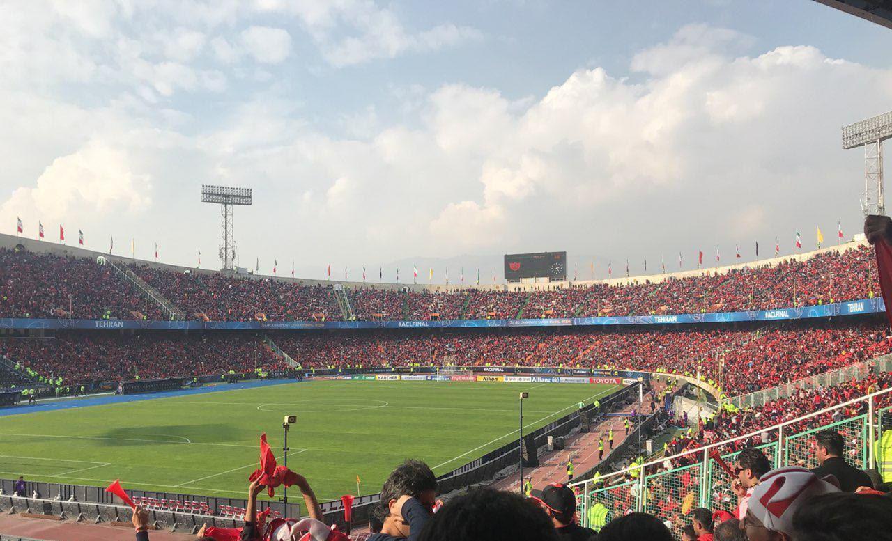 ابراز تعجب AFC از تکمیل ورزشگاه آزادی 4 ساعت مانده به آغاز بازی +عکس