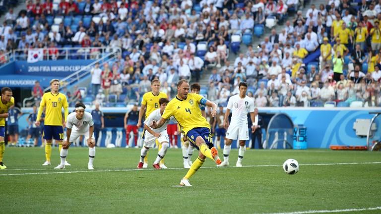 جام جهانی 2018 | صعود سوئد به یک‌چهارم نهایی با غلبه بر سوئیس