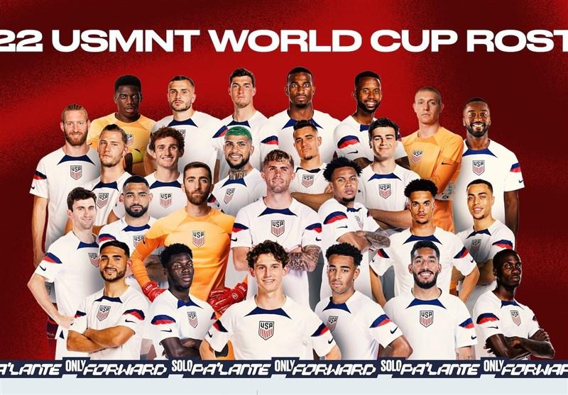 رونمایی از فهرست ۲۶ نفره بازیکنان آمریکا در جام جهانی ۲۰۲۲ 
