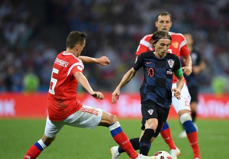 تساوی روسیه و کرواسی در ۹۰ دقیقه/ بازی به وقت‌های اضافه کشیده شد