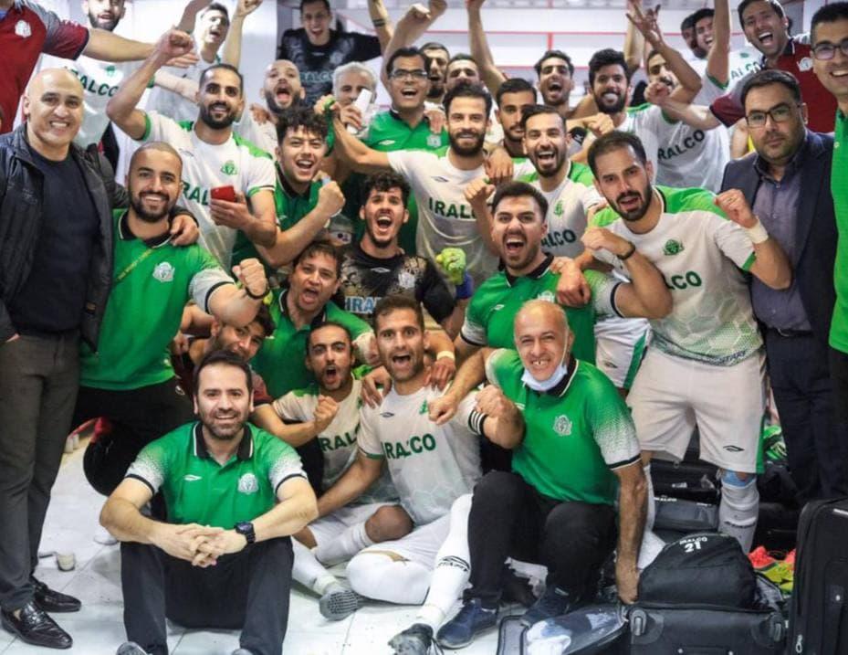 جشن پیروزی شاگردان منصوریان پس از شکست مس
