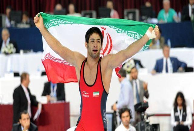 سعید عبدولی دومین مدال ایران را  رقابت‌های کشتی فرنگی قهرمانی جهان  کسب کرد 