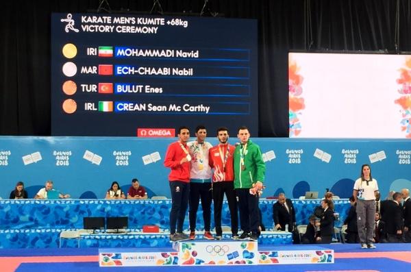 نخستین مدال طلای کاراته ایران در المپیک جوانان