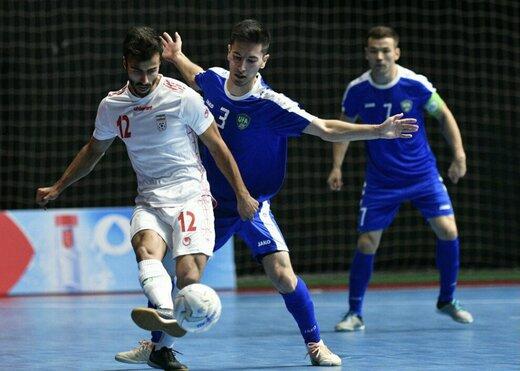 پیروزی دوباره تیم ملی فوتسال ایران مقابل ازبکستان