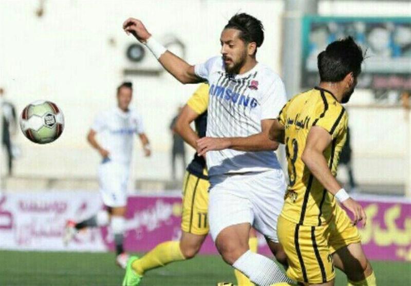 لیگ برتر فوتبال| شکست نساجی مقابل فجر در نیمه اول