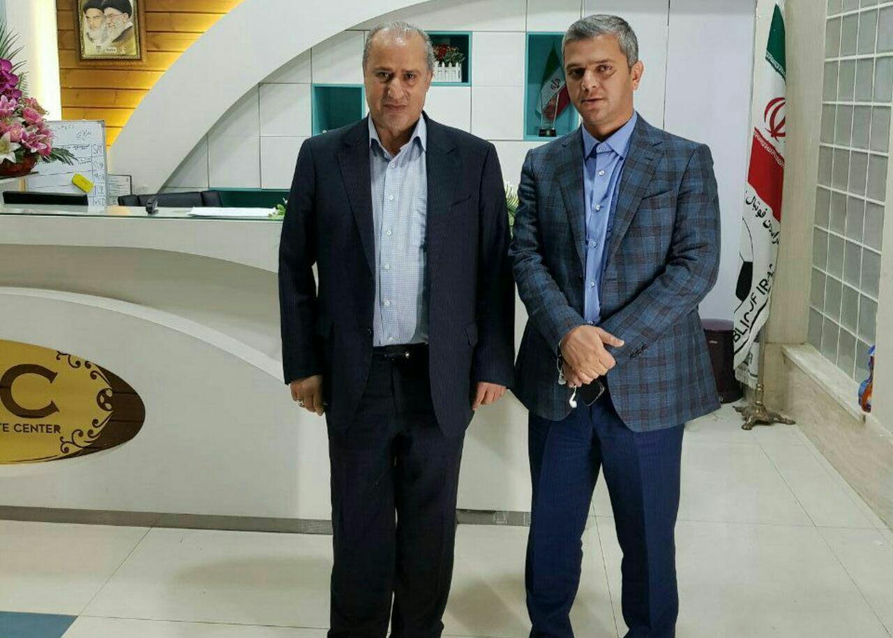 دیدار سرپرست باشگاه مس با رئیس فدراسیون فوتبال و مقامات سازمان لیگ