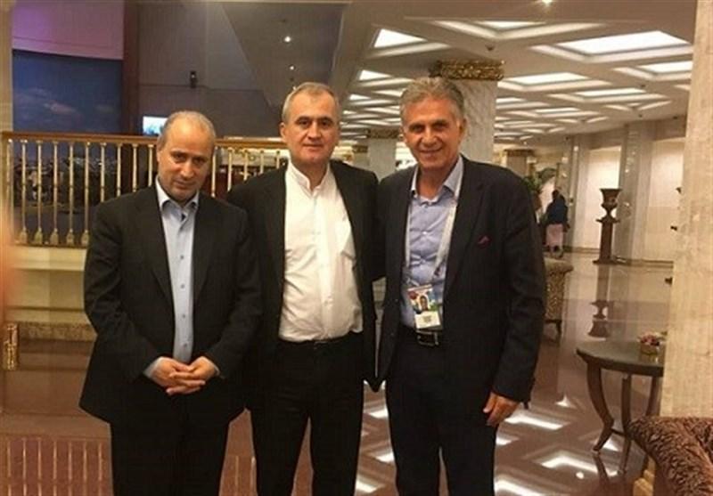 دیدار مدیران سرخابی با رئیس فدراسیون فوتبال